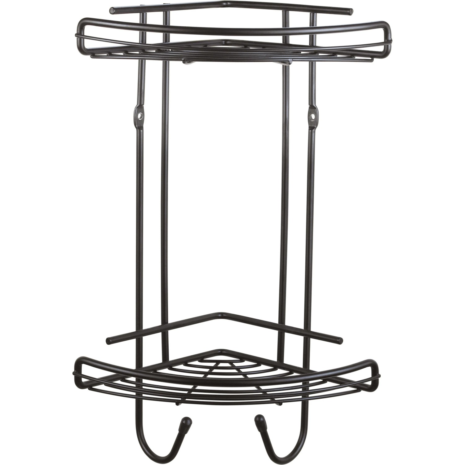 Eck-Drahtkorb Fregate Schwarz Matt 34,5 cm x 22 cm x 16 cm