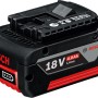 Bosch Professional Akku GBA 18V 4Ah für Elektrowerkzeuge, robust und langlebig.