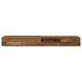 vidaXL Bettschublade Altholz, 120 cm, Holzwerkstoff, Nachttisch mit Schublade.