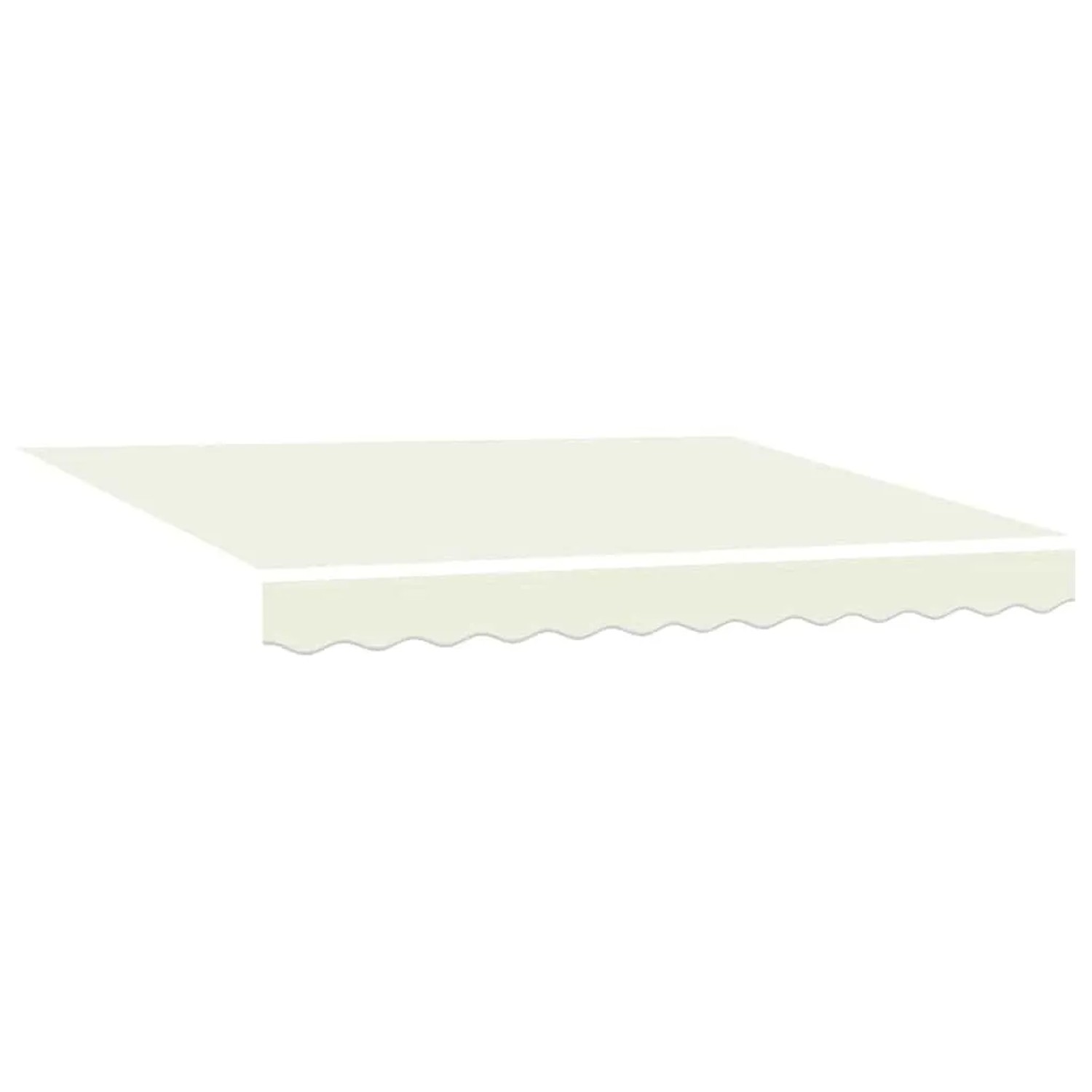 Furnicato Markisenersatzstoff Creme 3 5 X 2 M Polyester
