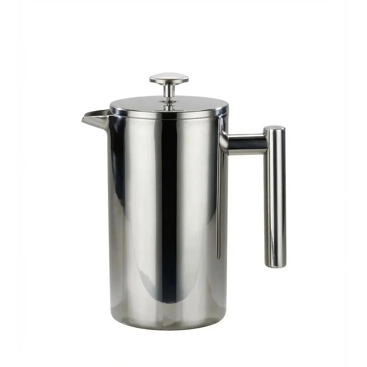 Westfalia Thermo Kaffeezubereiter French Press Edelstahl 1, Silber