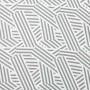 Muster des vidaXL Sonnenschirms: Grau-weiße Streifen in geometrischem Design.