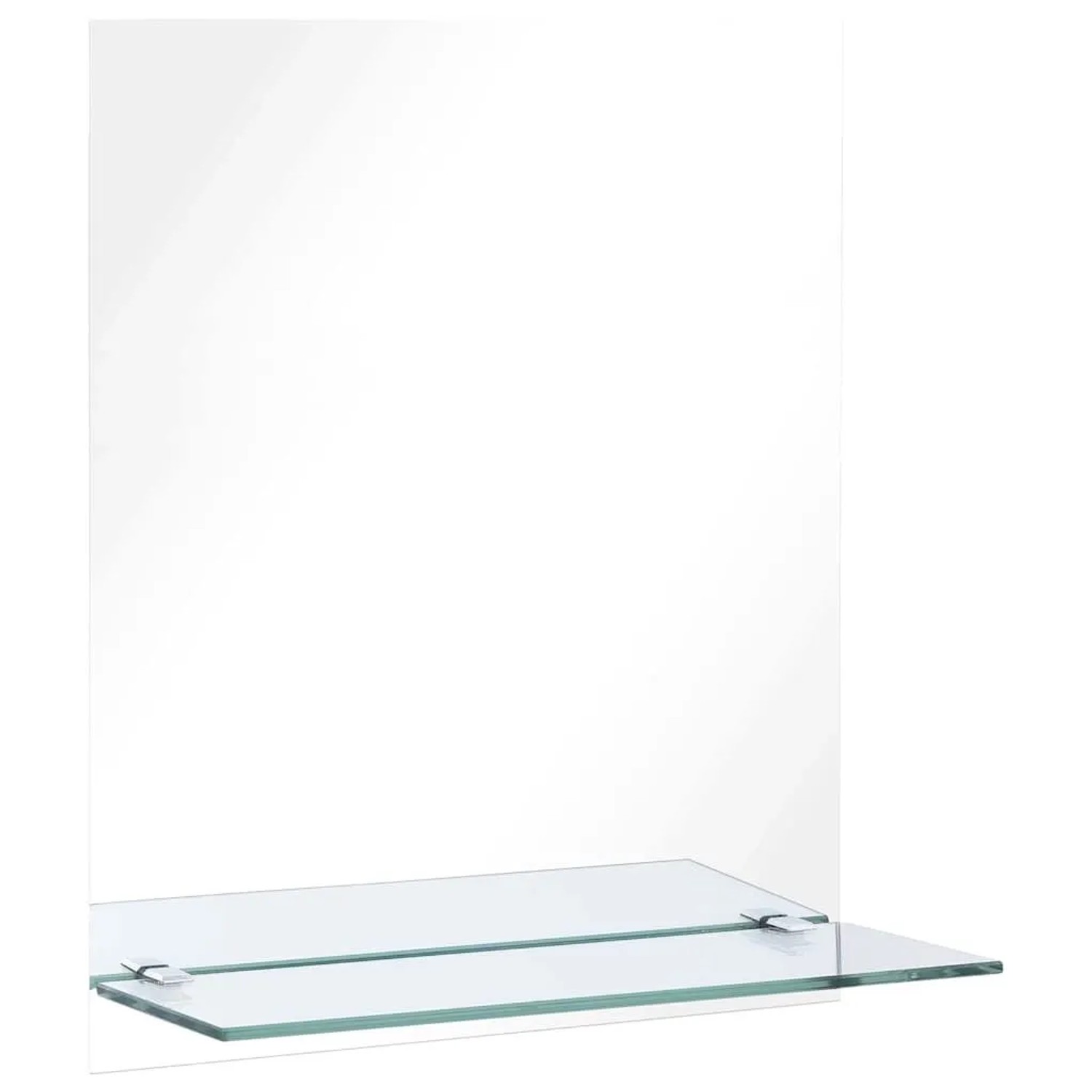 vidaXL Wandspiegel mit Regal 20x40 cm Hartglas 249433