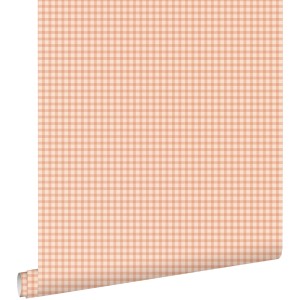 ESTAhome Tapete Karomuster Orange 50 X 900 Cm 131640