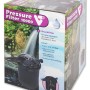 Velda Pressure Filter 10000 Produktbox. Schwarzer Teichfilter mit UV-C für klares Wasser im Teich.