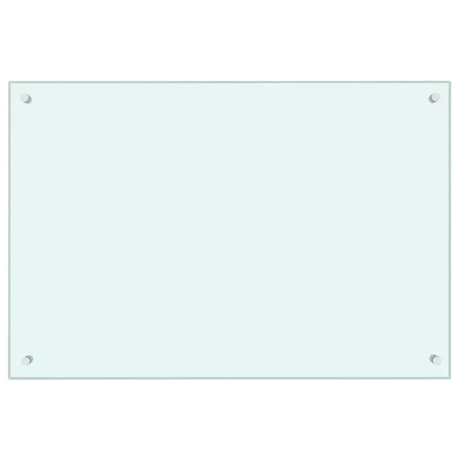 vidaXL Küchenrückwand Weiß 90x60 cm Hartglas 249459