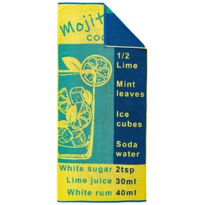 Dyckhoff Strandtuch Mojito Grün 80 x 180 cm