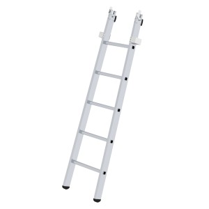 PROREGAL Sprossen-Glasreinigerleiter, Mittelteil mit 5 Sprossen, Aluminiumleiter für Glasreinigung.