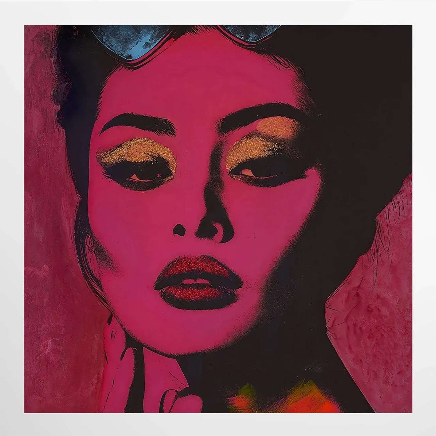ArtUniverse Leinwandbild Electric Elegance 100 x 100 cm