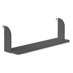 Graues Homestyle4u Einhängeregal für Hochbetten, praktische Ablage für Kinderzimmer.