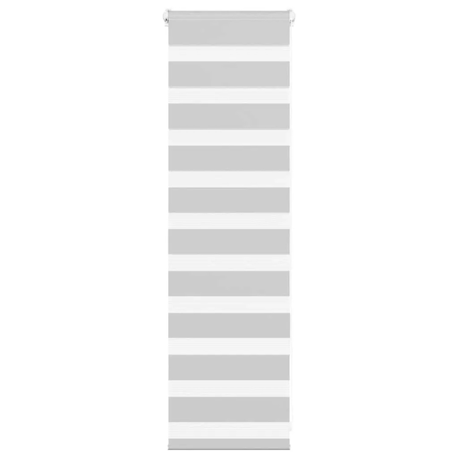 vidaXL Doppelrollo Hellgrau 45x100 cm Stoffbreite 40,9 cm Polyester 4014406 günstig online kaufen