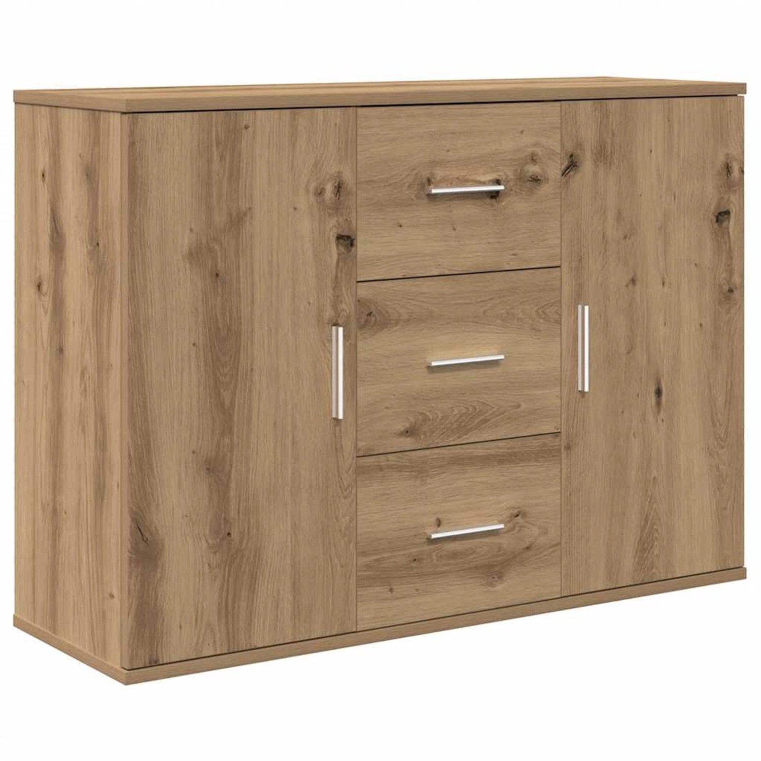 vidaXL Sideboard Artisan-Eiche 90x29,5x65 cm Holzwerkstoff 855979 günstig online kaufen