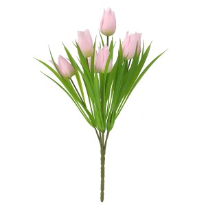 Boltze Kunstpflanze Tulpe Klein in Hellrosa für Deko-Übertöpfe.