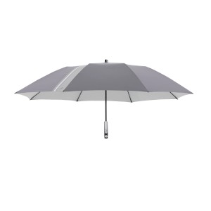 Doppler Marktschirm Expert, Ø 156 cm, anthrazit, mit Knickfunktion für flexiblen Sonnenschutz.