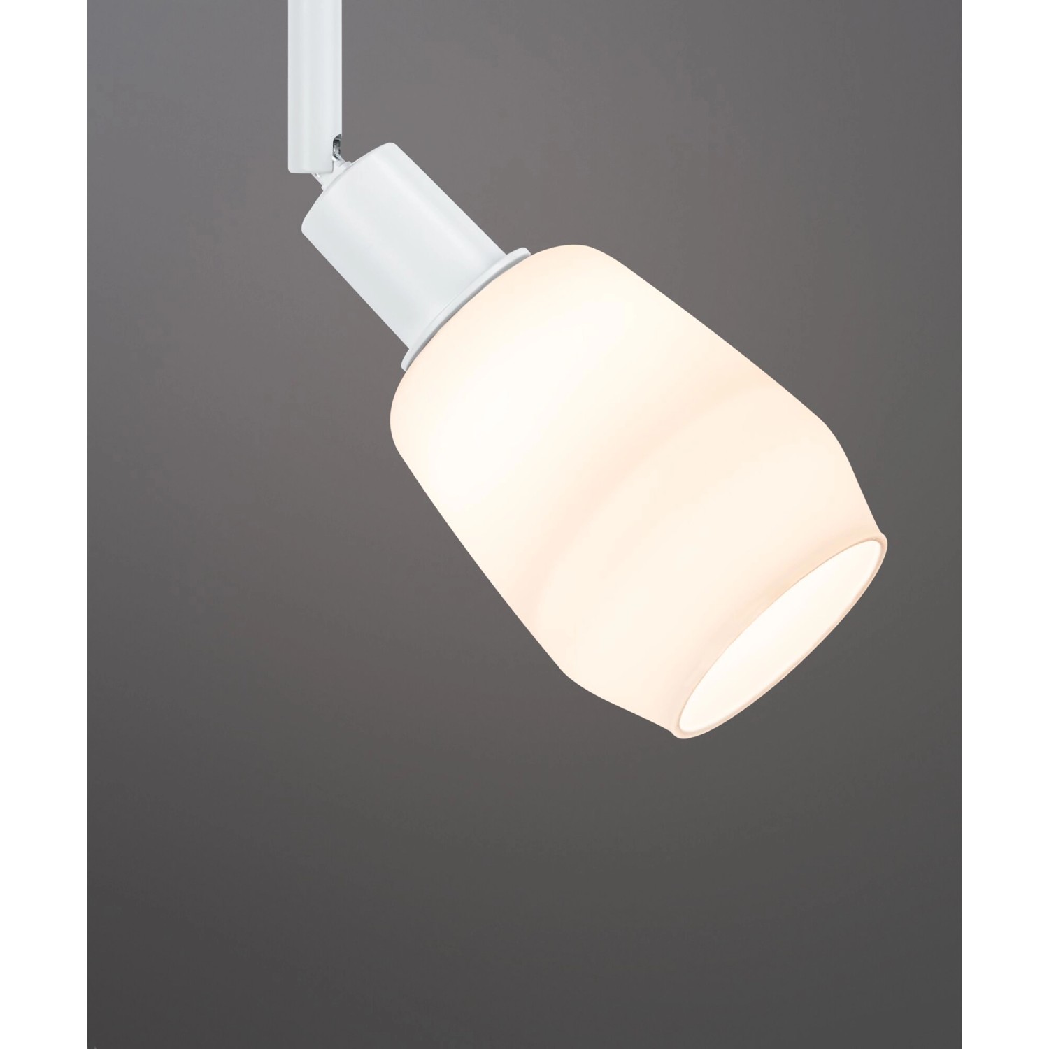 Paulmann URail Basic Schienenspot in Signalweiß, Ø 4,4 cm. Spotlight für URail LED-Schienensysteme.