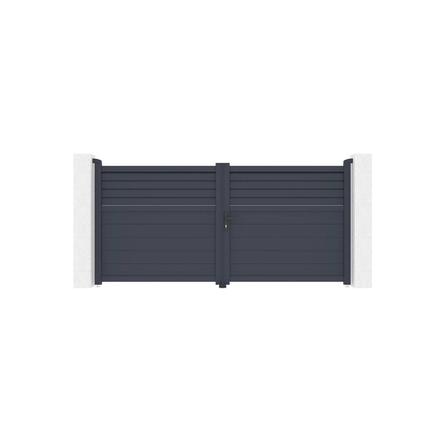 Casanoov Flügeltor 3 M Carpatia H  140 Cm Aluminium & Tor 1 M Carpatia H  1 günstig online kaufen