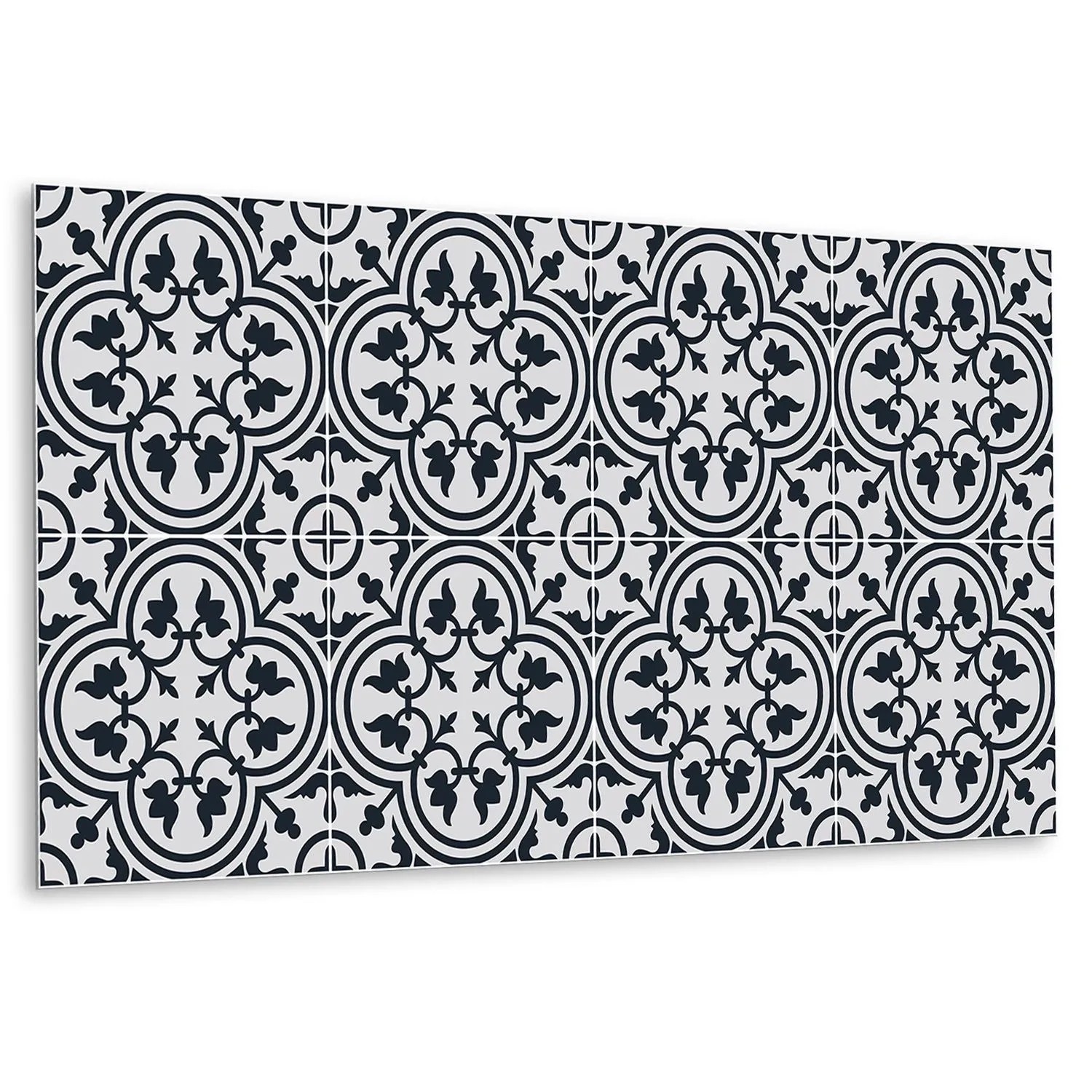 Tulup Wandpaneel Blumenmotive Wandverkleidung Kunststoff 100x50 cm Vinyl Wa günstig online kaufen