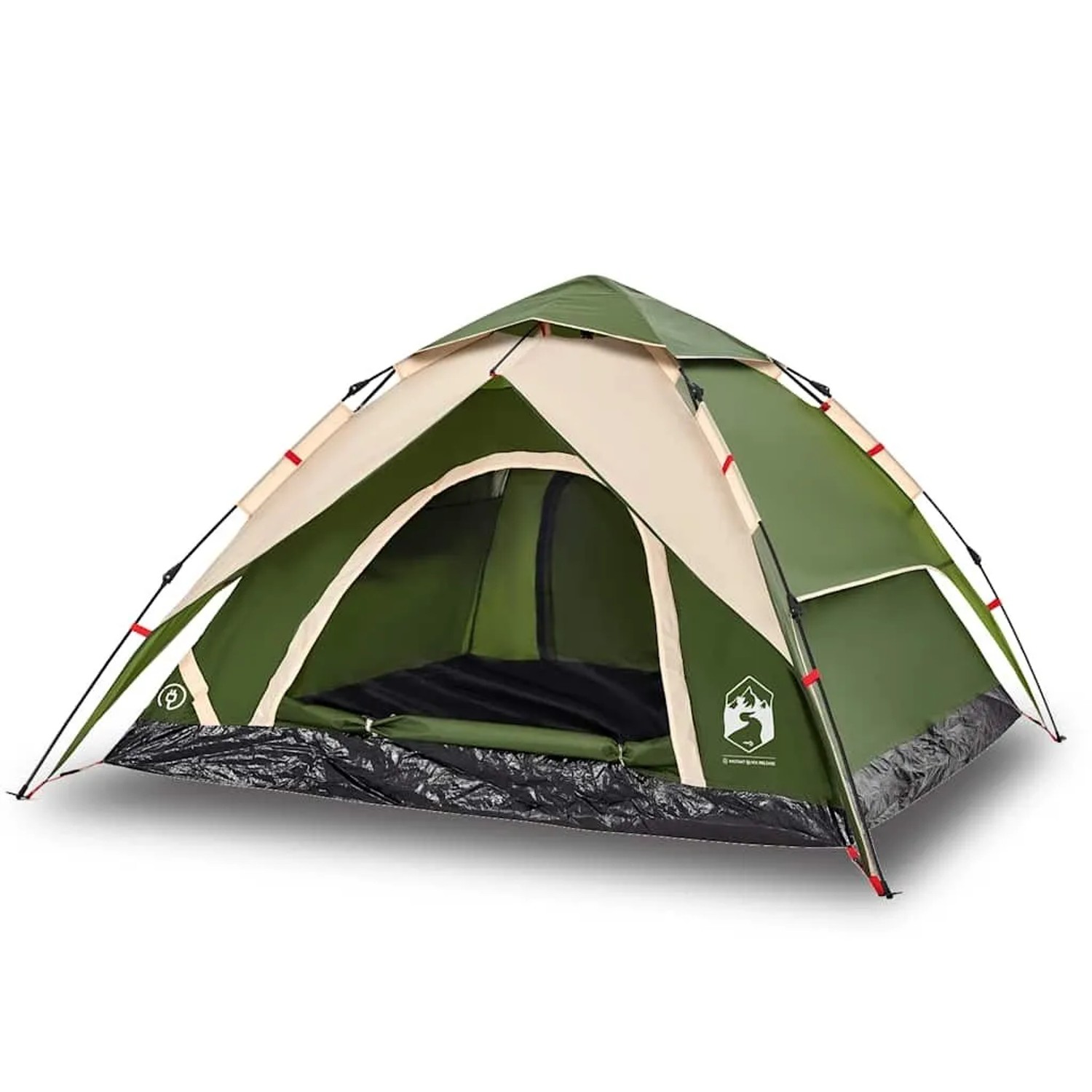 Furnicato Campingzelt Kuppel 250 X 250 X 155 Cm Grün