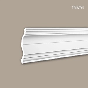 PROFHOME Eckleiste 150254, 5er Set, 10 m, weiße Zierleiste für Paneele.