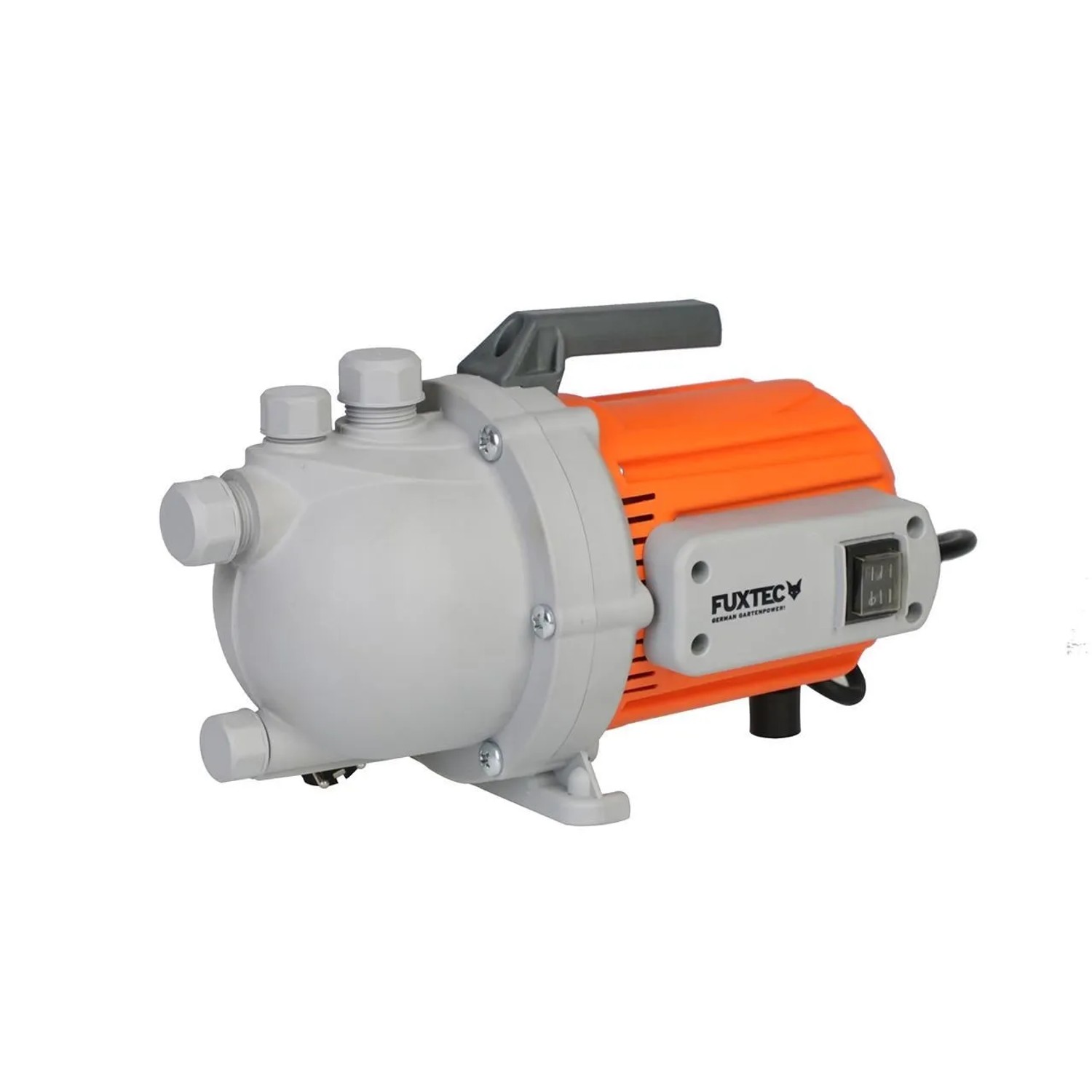 FUXTEC 600W Gartenpumpe FX-GP1600 3100 L/h und Förderhöhe bis zu 35 m mit 3,5 Bar