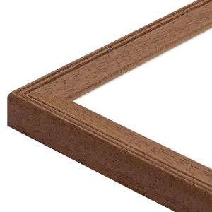 Detailansicht des Bilderrahmens H320 in Eiche-Optik, 20x30 cm, aus Massivholz im klassischen Stil.