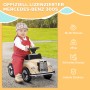 Beiges AIYAPLAY Rutschauto im Mercedes-Benz 300S Design für Kinder von 18-48 Monaten.