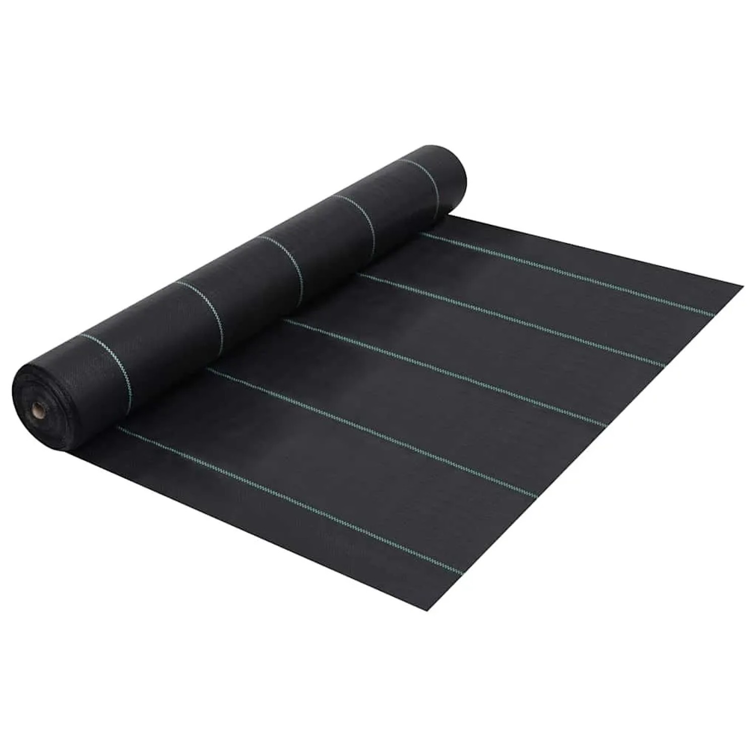vidaXL Unkrautfolie Schwarz 1x50 m PP 313061