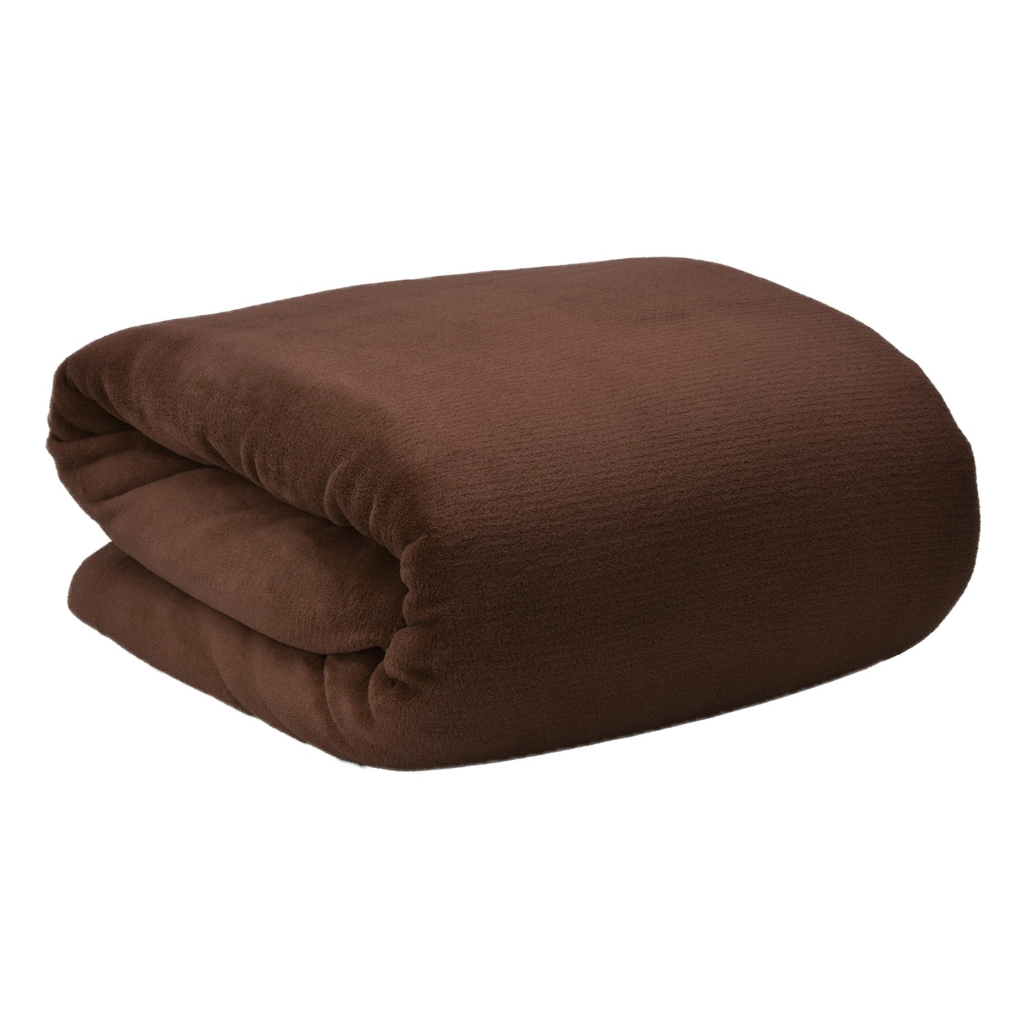 Beautissu Aurelia Decke 220x240cm Dunkelbraun