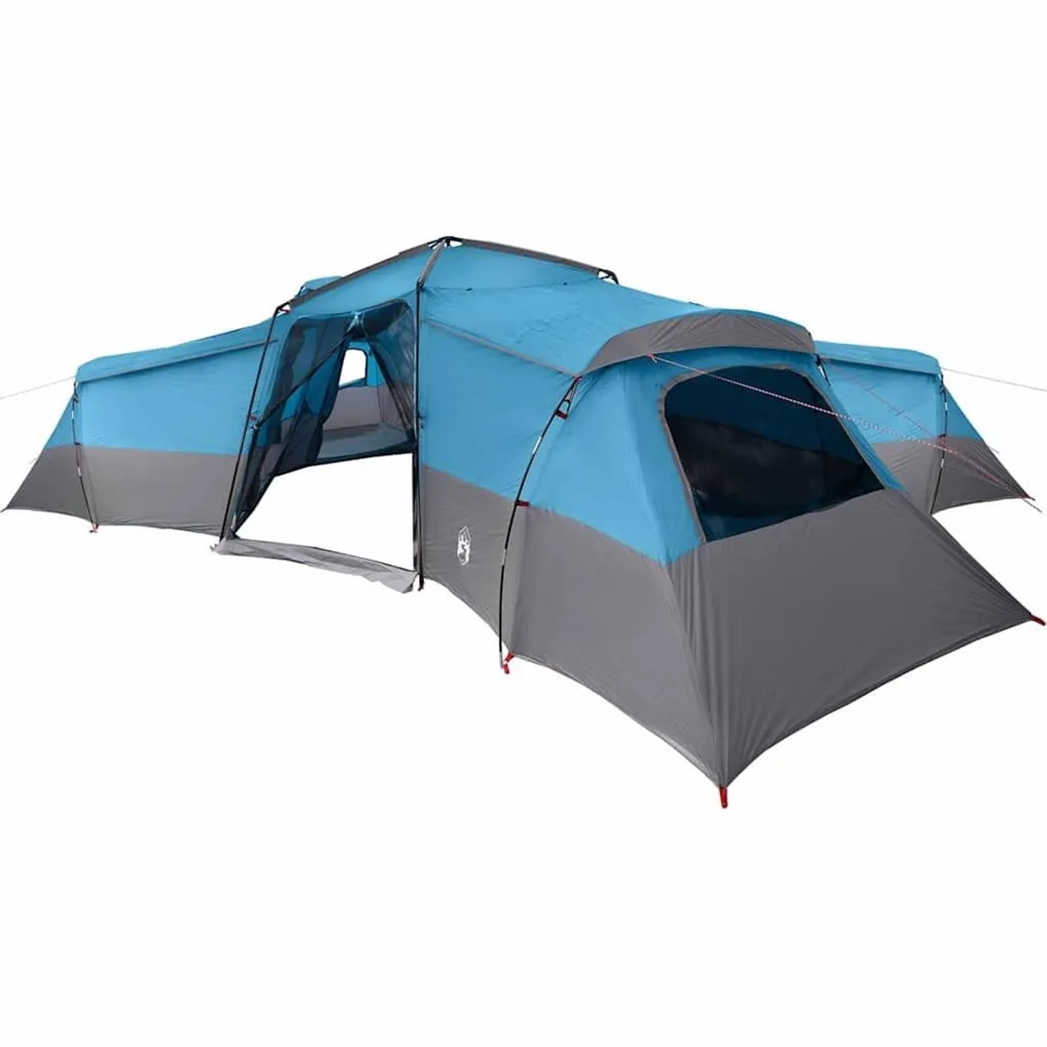 vidaXL Familienzelt mit Dach mit Speicher Blau 833 x 585 x 216 cm Taft 42001152