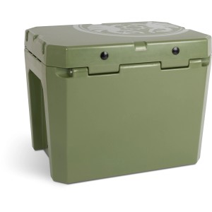 Olivgrüne Petromax Kühlbox 25l: Passive Kühlbox für Camping & Ausflüge, hält Eis bis zu 12 Tage kühl.