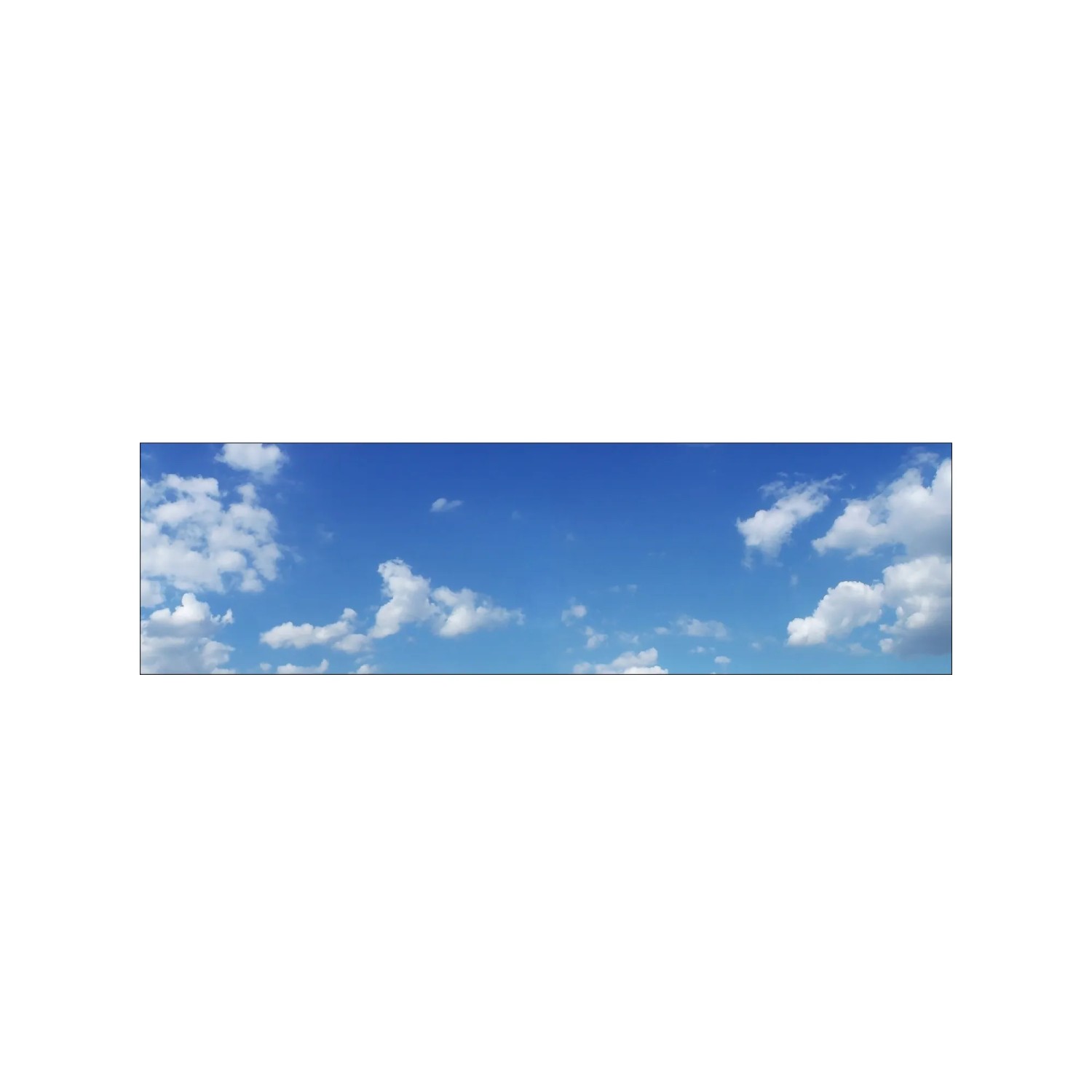 MySpotti Küchenrückwand Profix Cucina Himmel 210 x 60 cm Hellblau-Weiß