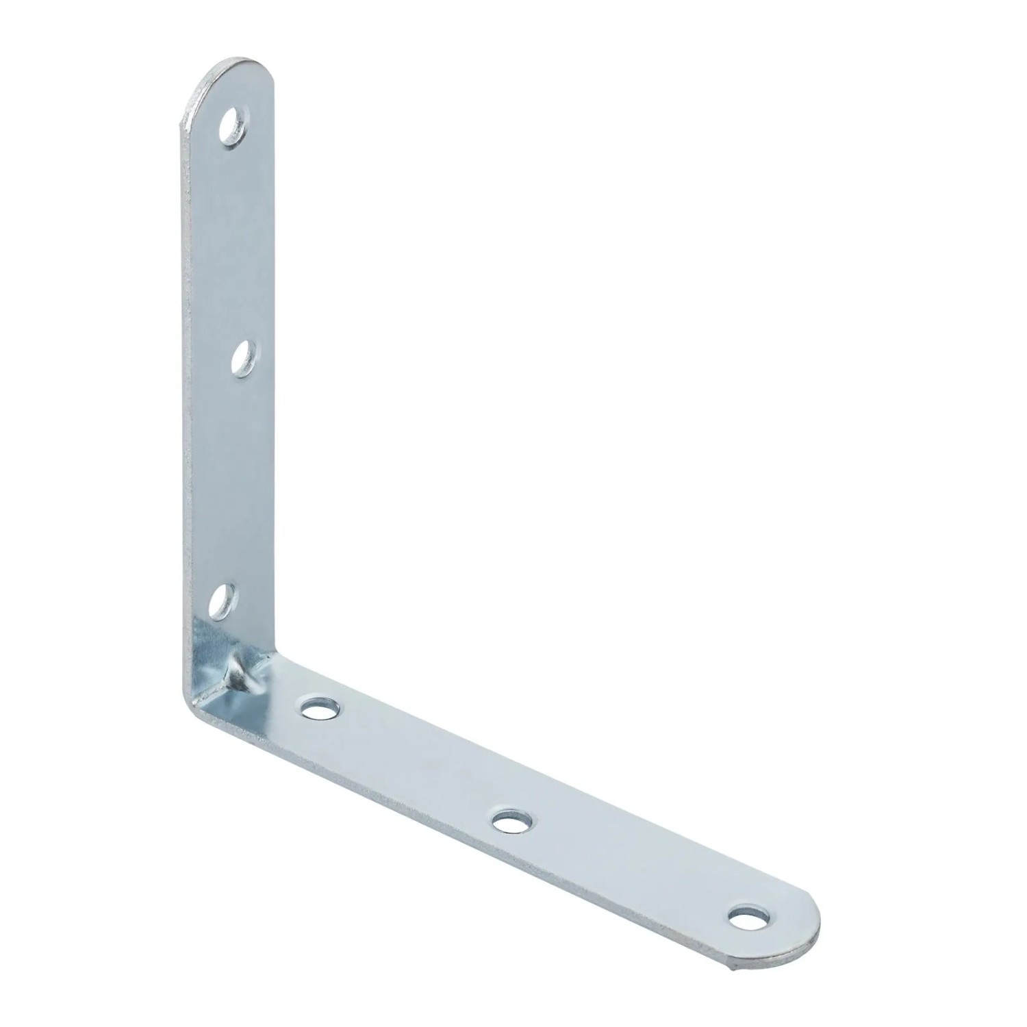 SOTECH 10 x Winkelverbinder 100 x 100 x 19 x 2 mm Abgerundet Stahl Verzinkt Lochung Gesenkt mit Sicke