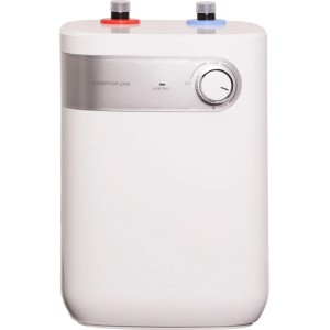 Thermoflow Untertischspeicher 5L mit Niederdruckarmatur Ovalis, weiß.