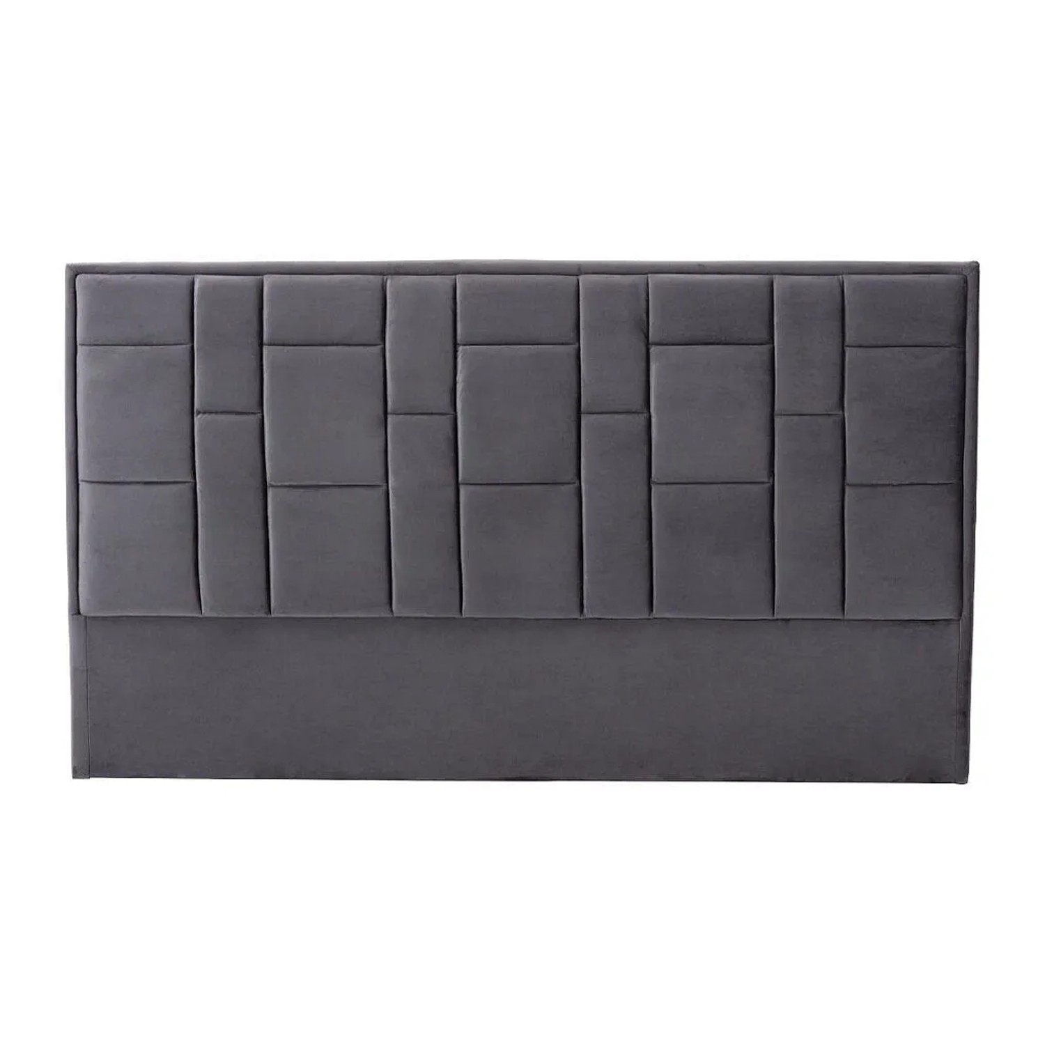 Vente-unique Bettkopfteil Hermine Grau 180 cm