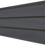 GroJa Steckzaun Einzelprofil Solid-Rhombus, 180 cm, Steingrau, für moderne Sichtschutzzäune.