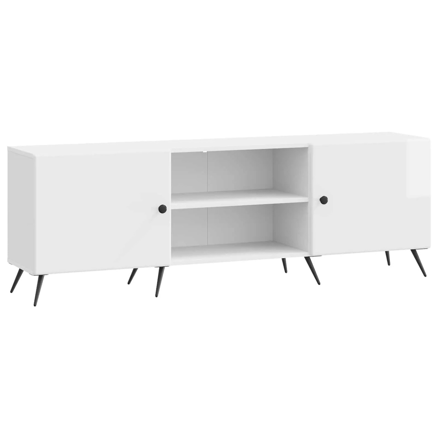 vidaXL TV-Schränk Hochglanz Weiß 150 x 31 x 50 cm Holzwerkstoff 895609