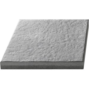 Graue Kann Terrassenplatte Sincera, 40x40 cm, mit strukturierter Oberfläche für Terrasse & Gehweg.