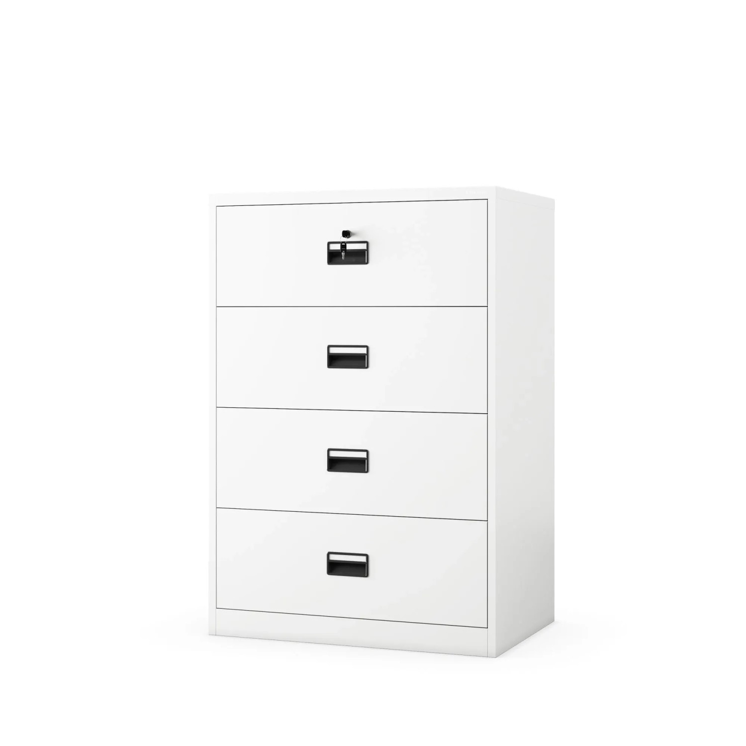 JAN NOWAK Metall-Karteischrank SARA XL V4 132x90x60 cm Weiß