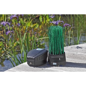 Oase OxyTex Set 500: Teichbelüfter-Set mit Pumpe und Filtermedium für klares Teichwasser.