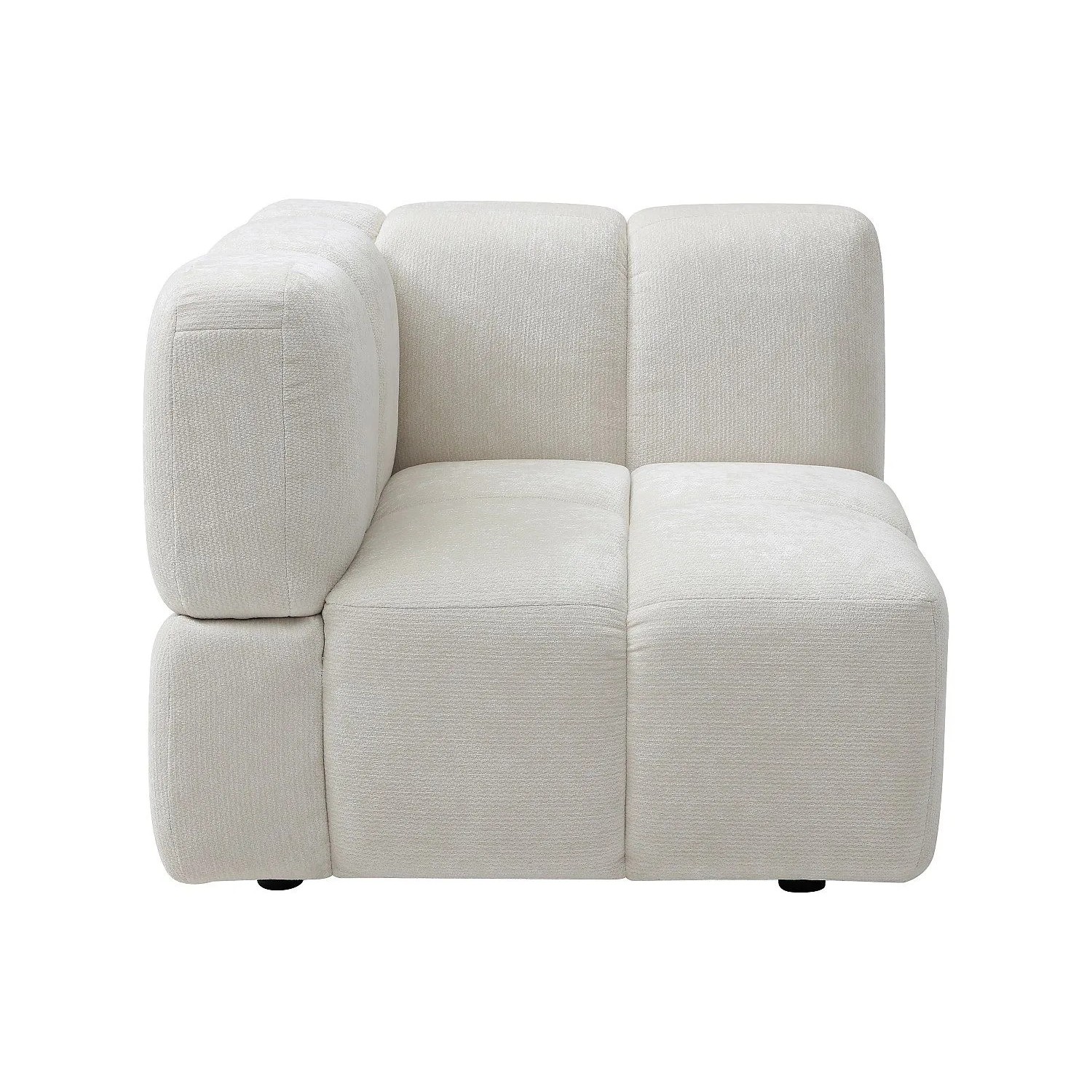 Vente-unique Sessel Mit Gerader Rückenlehne Carlivi Gebrochenes Weiß 89 cm