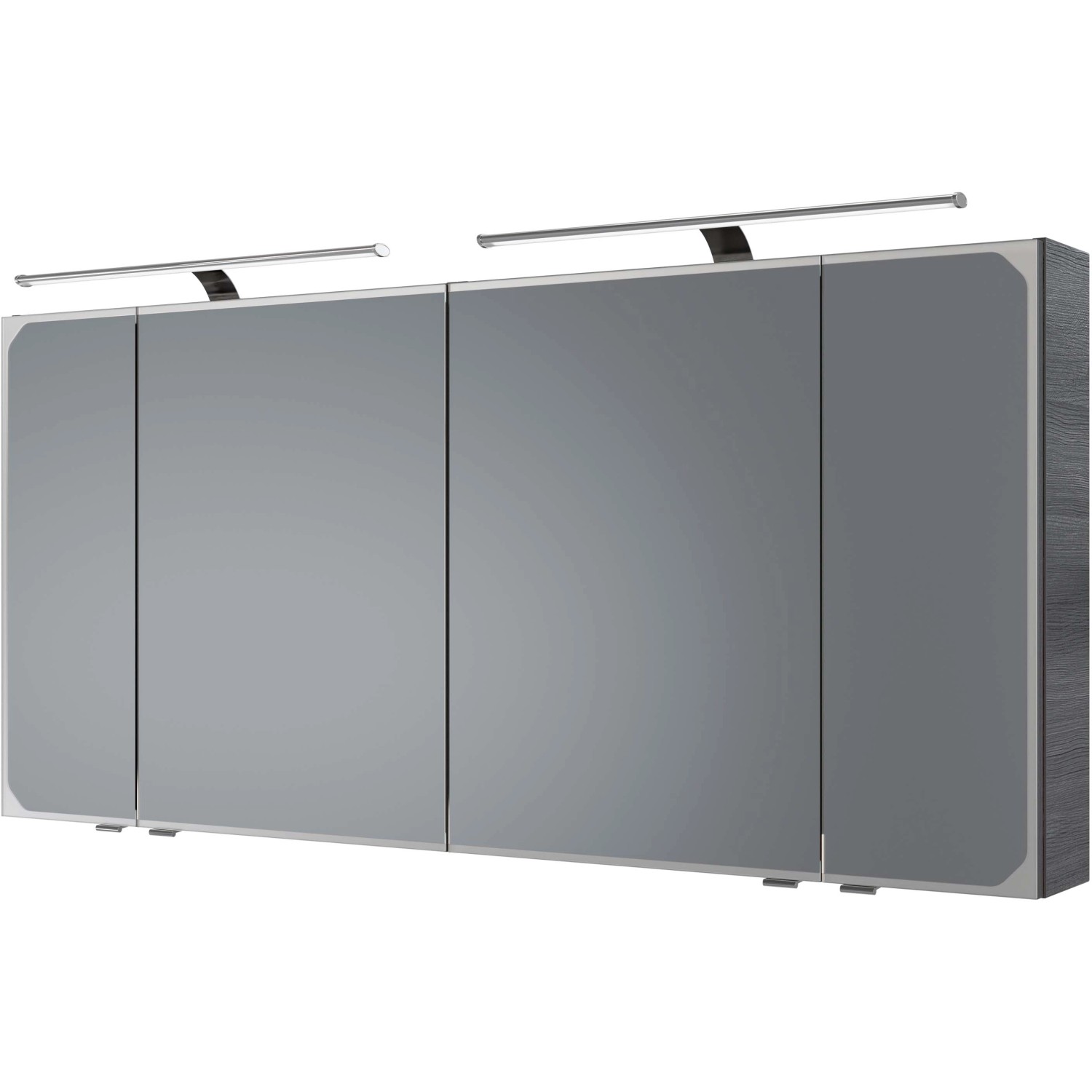 Pelipal Spiegelschrank Quantum 05 Graphit 150 cm mit Softclose Türen