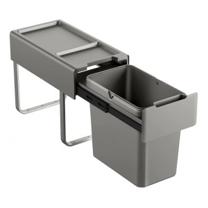 SVITA EM22 Einbaumülleimer 22L 1 Fach mit Deckel Abfalleimer