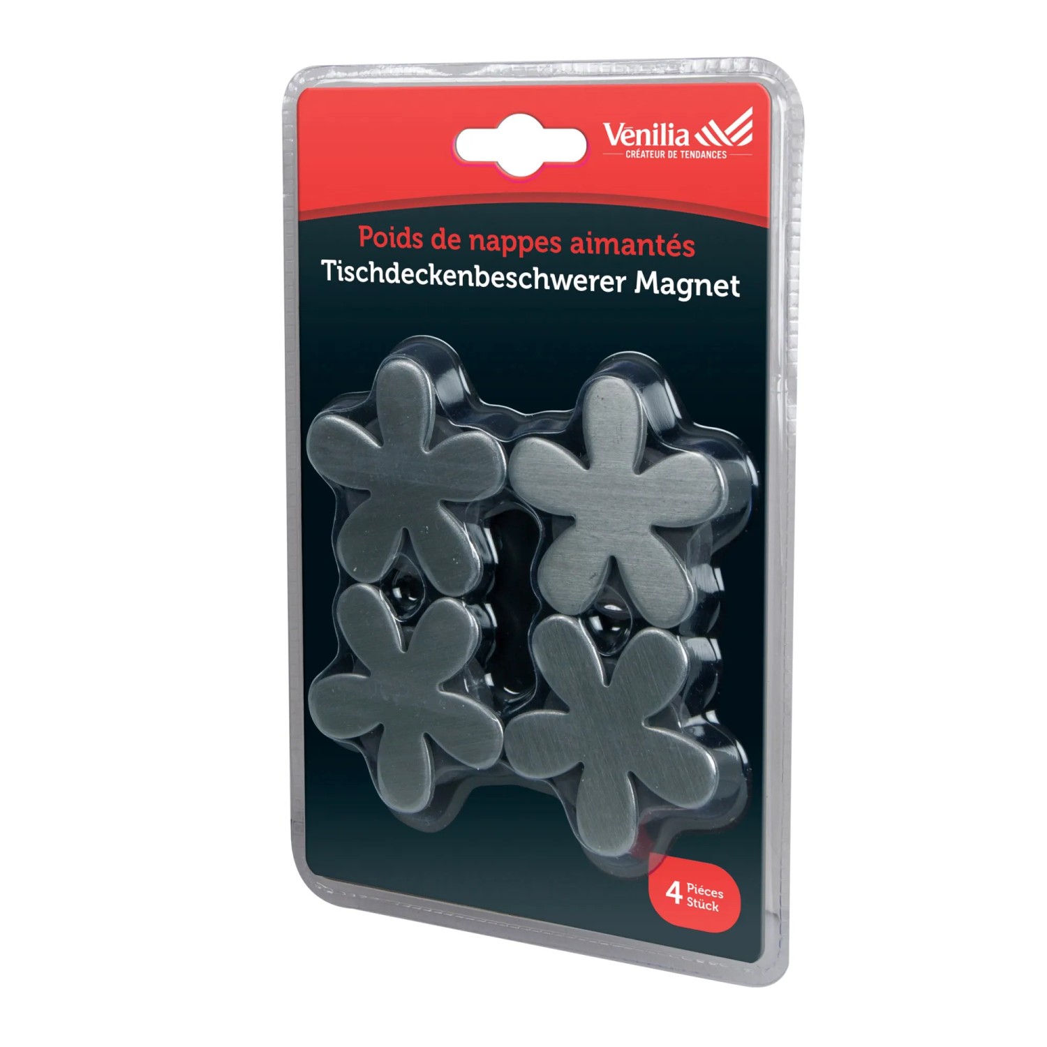 Venilia Tischdeckenbeschwerer Magnetisch Blume 4 Stück kaufen bei OBI