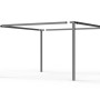 Siena Garden Pergola Schattenmanufaktur, anthrazitfarbenes Aluminiumgestell, 315x315x218 cm.