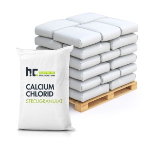 Höfer Chemie Calciumchlorid Streugranulat, 40 Säcke à 25kg auf Palette.