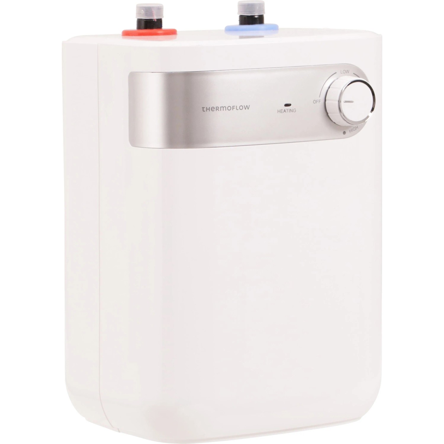Thermoflow Untertischspeicher 5L mit Armatur: Kompakter Warmwasserspeicher für Küche und Waschtisch.