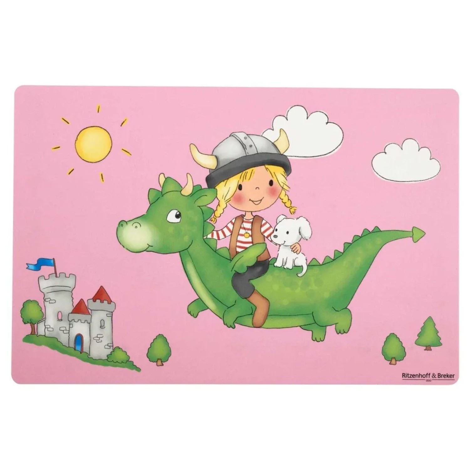 Ritzenhoff & Breker Drache Pink Platzset Tischset 45 x 30 cm