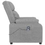 vidaXL Relaxsessel Elektrisch Hellgrau Stoff 3143567_5