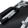 Famex Werkzeugkoffer 164-teilig, Detailaufnahme von Griff, Verschluss und Aluminiumrahmen.