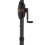 Detailaufnahme: Kurbelmechanismus des Doppler Marktschirms MyZone in Blau-Grau.